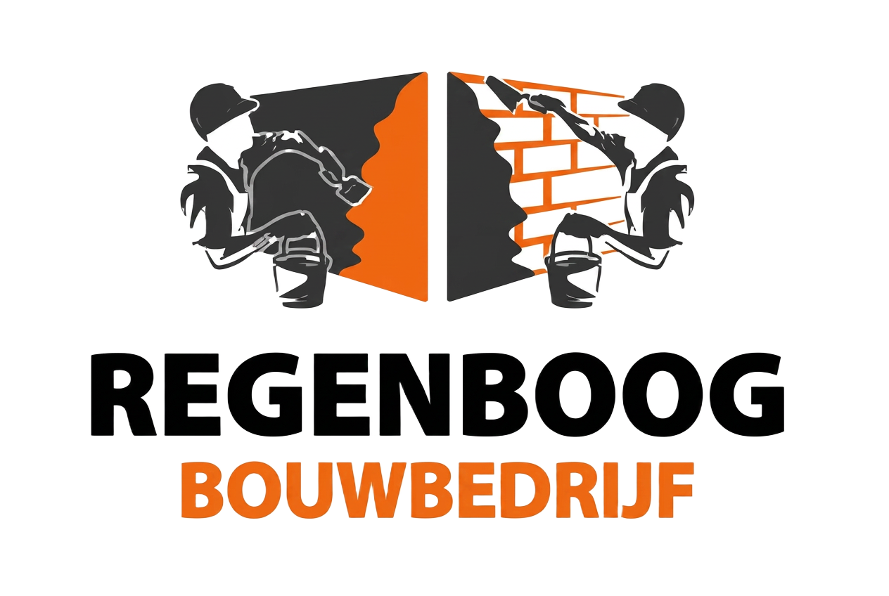 Logo Regenboog Bouwbedrijf — stucwerk en schilderwerk Noord-Holland